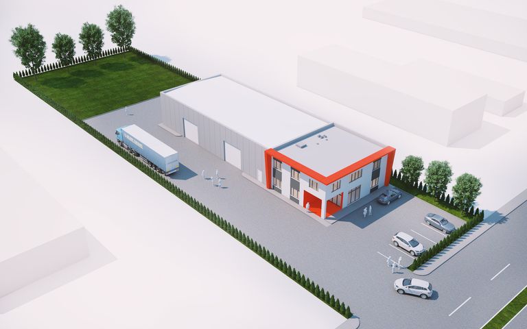 Офис сграда и склад за авточасти - Пловдив